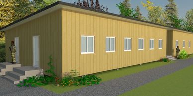 Zero Carbon Designs Army Barracks Kigali, Rwanda