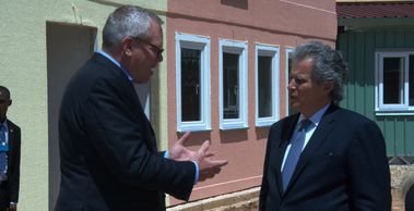 Eckardt Dauck Zero Carbon Designs and David Lipton International Monetary Fund IMF Kigali Rwanda