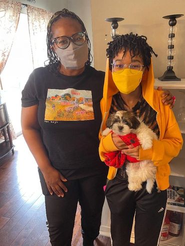 Ruby formally known as Havanna meeting her new owner and going to her forever home