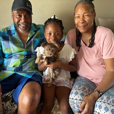 Cupcake formally know as “Ayanna” is enjoying her new family