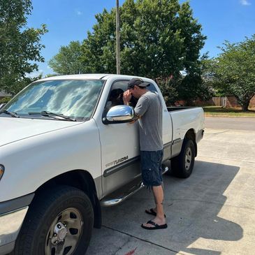 Man locked out of truck