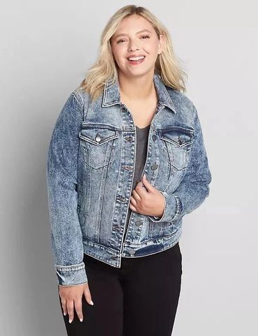 blue rugged denim jacket for ladies manufactured by bonafide