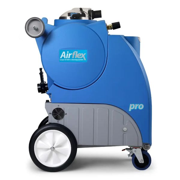 Standalone Airflex Pro carpet cleaning extractor machine from CleanSmart on white background