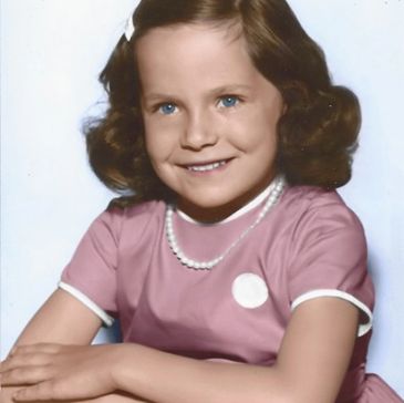 little girl in a children's choir