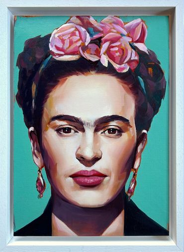 Original Oil Portrait Painting
Portraiture Artwork
Frida Khalo Art
Emma Kenny Artist
Painter Frida