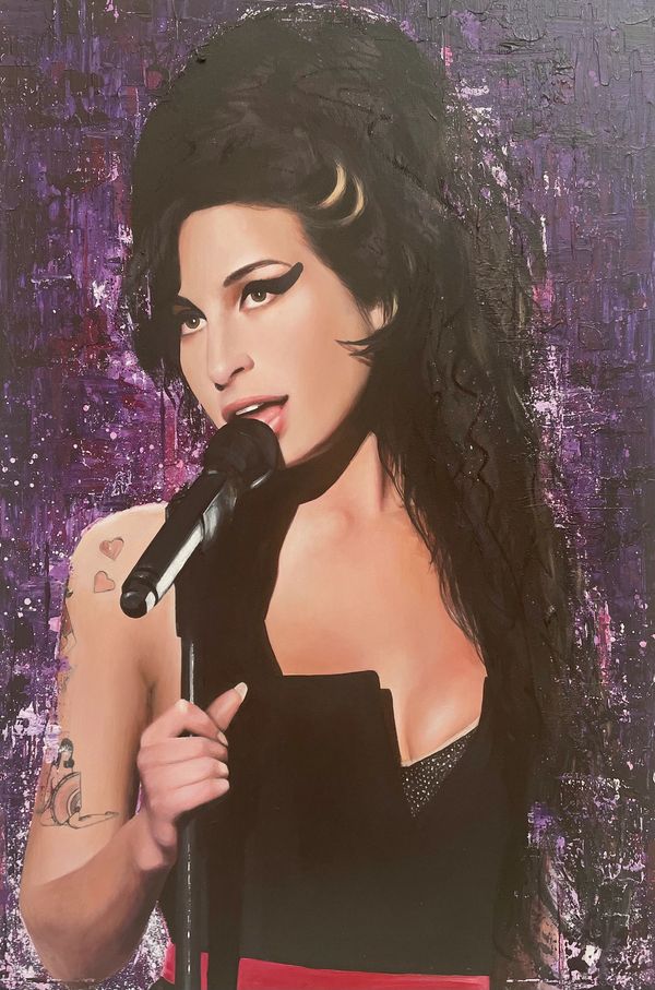 Amy Winehouse
Acrylic Painting
Portrait Art
Emma Kenny
Celebrity Commission 
Musician Portraiture