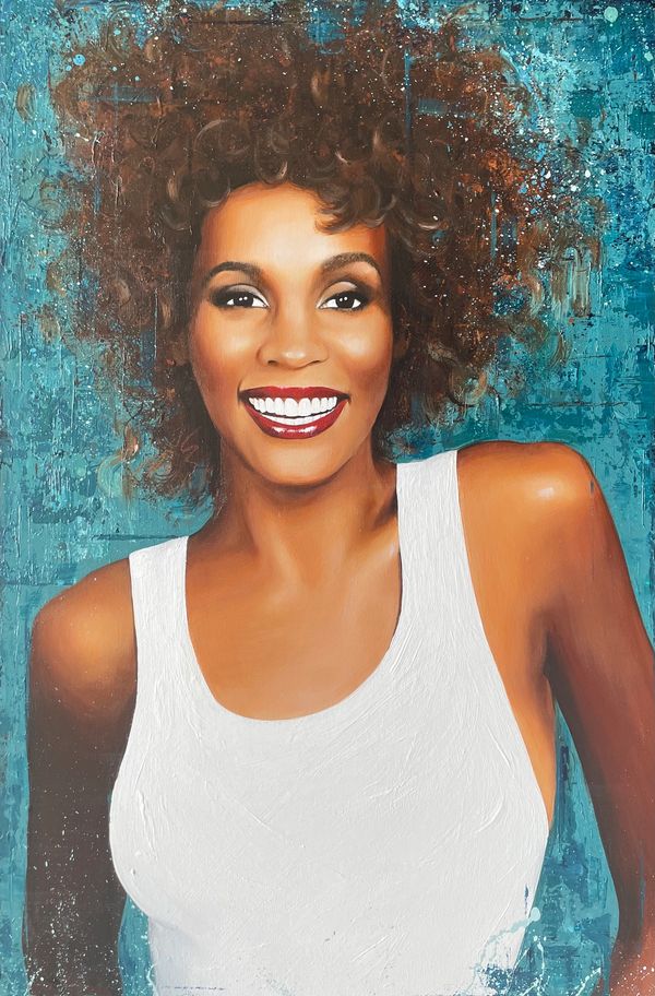 Whitney Houston
Acrylic Painting
Portrait Art
Emma Kenny
Celebrity Commission
Musician Portraiture