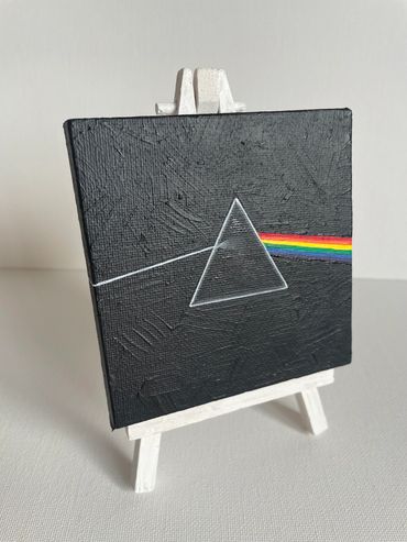 Dark Side of The Moon
Original Painting for sale
miniature pocket painting
Small Art Pink FLoyd