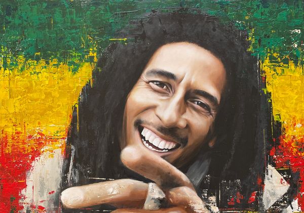 Bob Marley
Acrylic Painting
Portrait Art
Emma Kenny
Celebrity Commission Art
Musician Portraiture