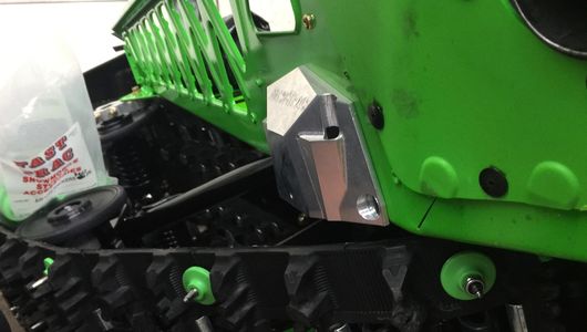 Pickle Protector installed on the belly of an Arctic Cat