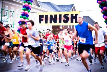 Finish from Race 4 the Cure