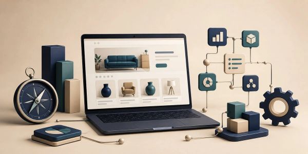 Shopify development and e-commerce operations experience illustration