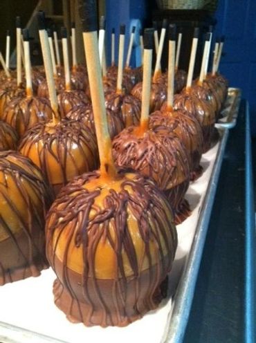 Caramel Chocolate Dipped Apples