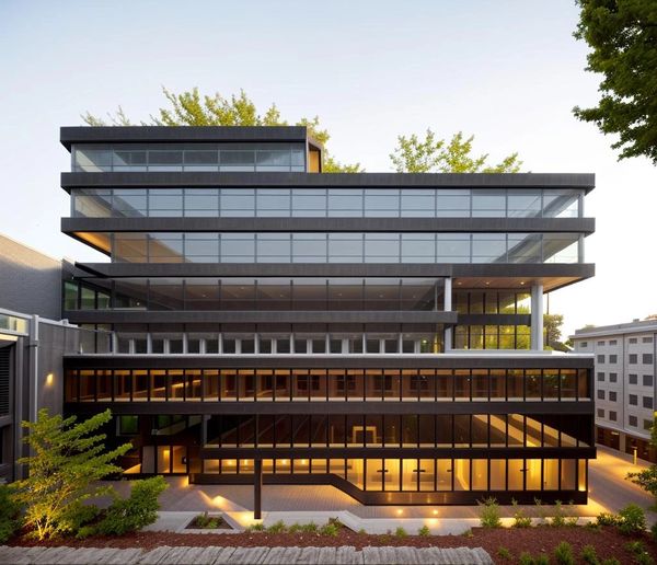 Simple yet modern Building