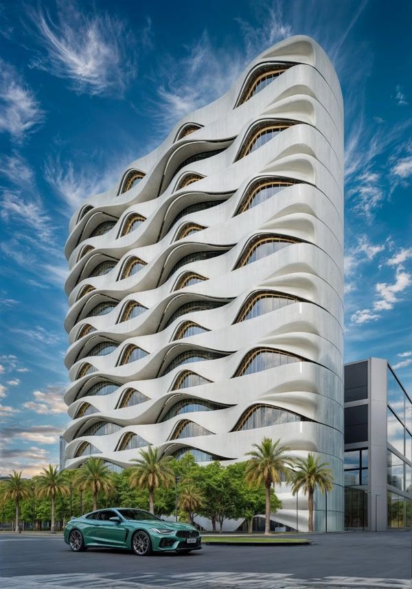 Highrise modern building