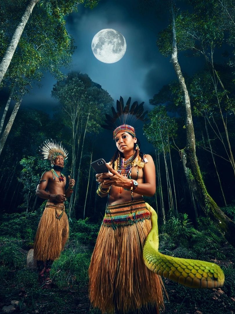 Adán y Eva en “El Paraíso”