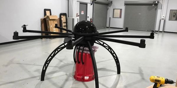 Black Acrylic Dome, CNC Routed Parts