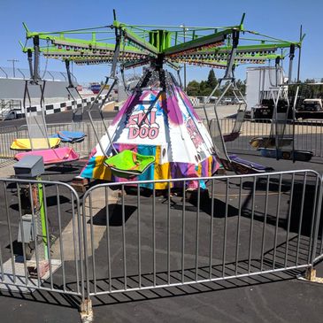 Take a light ride on the ski lift swings
Must be 36" to Ride