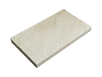 St Croix Light almost white Sandstone coping with square or eased edge for swimming pool or spa