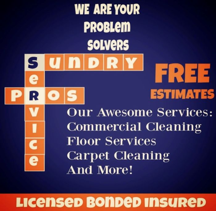 Sundry Service Pros Provide Floor Services, and Janitorial Services.