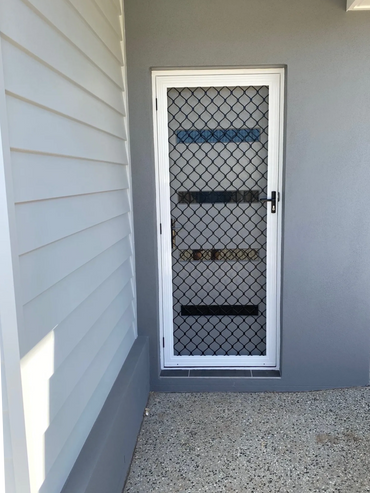 Diamond Grille Security Screen Door