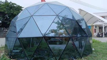small geodesic dome kit complete