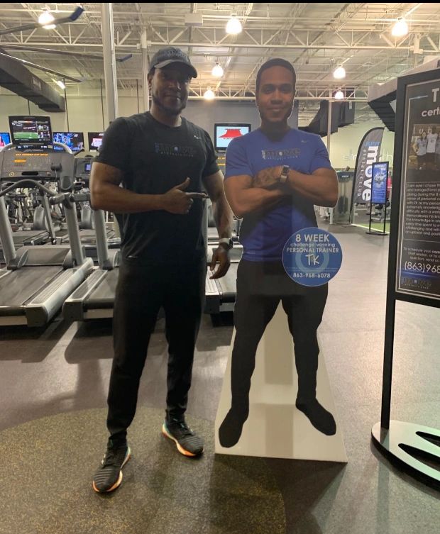 personal trainer with client, meal plan, weight loss, muscle gain, winter haven, bartow, lakeland