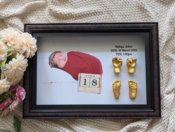Newborn hand and feet casting in Gurgaon