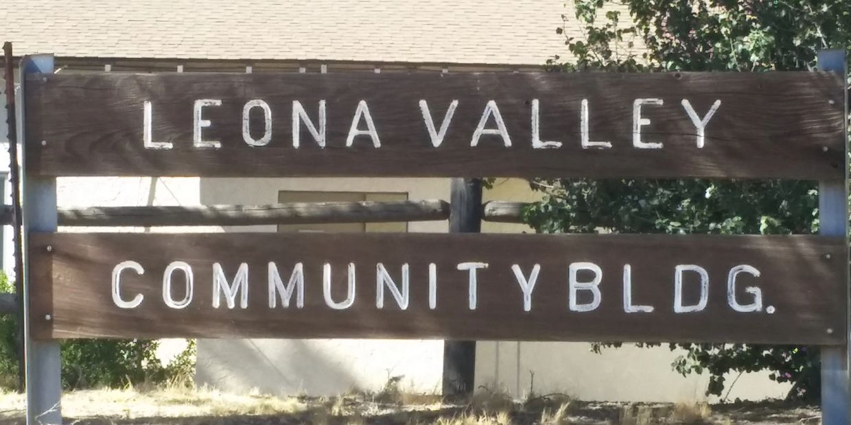 Leona Valley Community Building location of LVTC meetings.