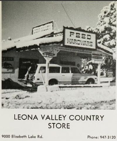 Leona Valley Feed Store in 1960s.