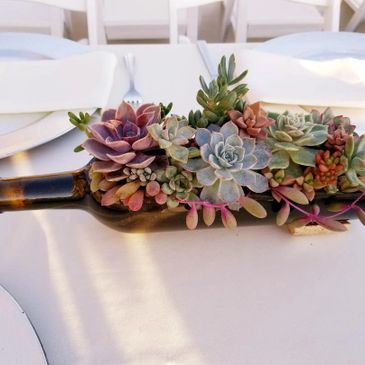Unique handmade "One-of-a-kind"
succulent arrangements to
give as a gift, home décor, or as 
special