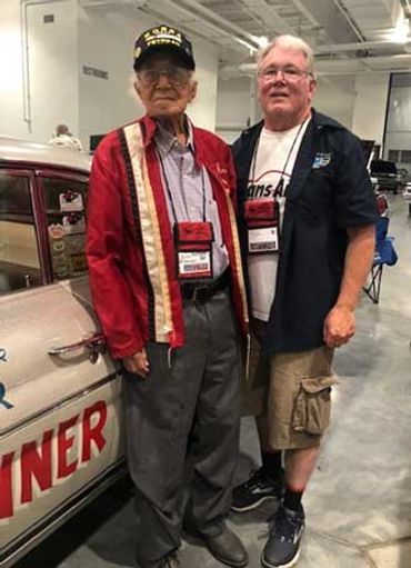 Current owner Tim Truax with original owner John Eleazer - KYANA Cars