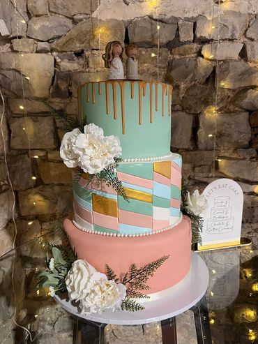 3 tier fondant cake ! Pencoed House