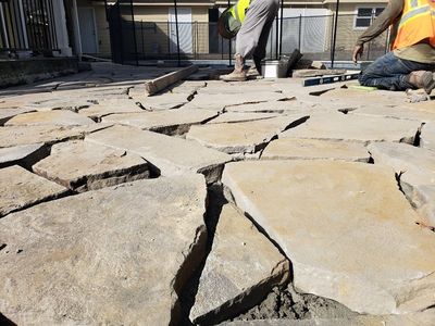Flagstone Installation