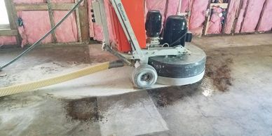 Grinding concrete