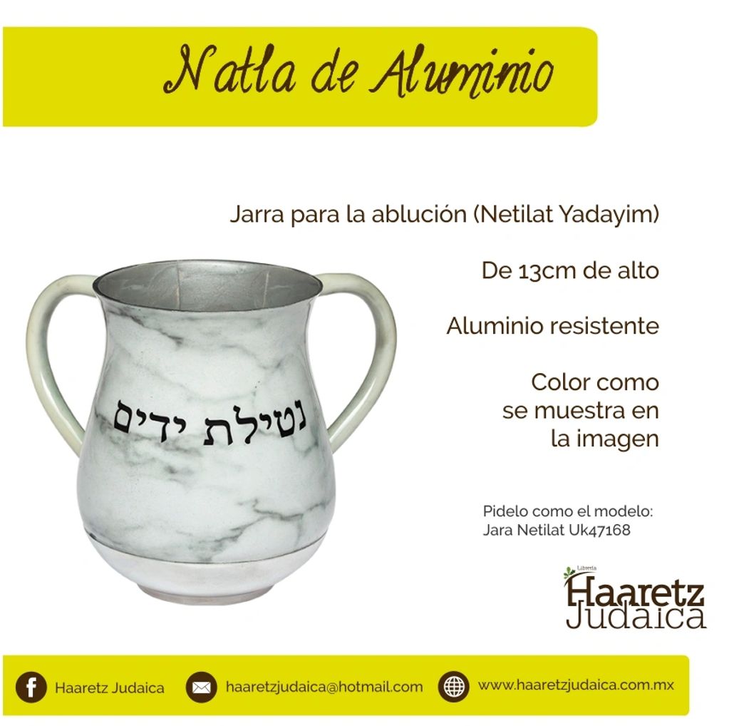 Jarra Netilat Aluminio
Elegante, ligera y duradera