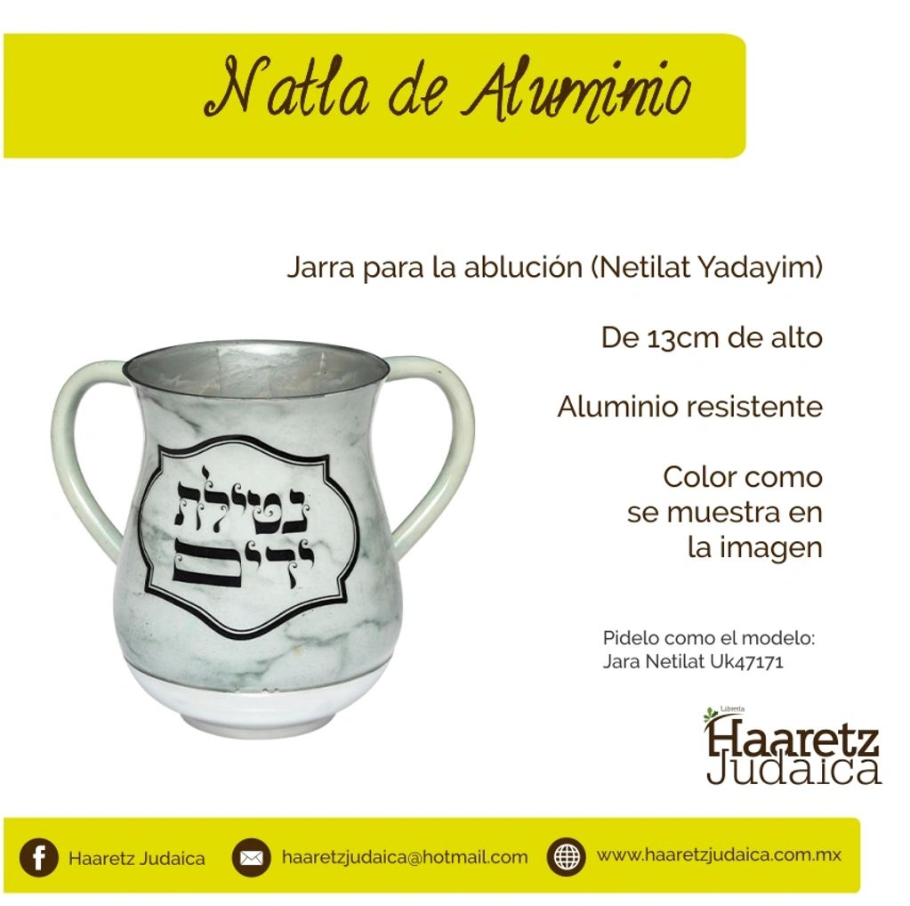 Jarra Netilat Aluminio
Elegante, ligera y duradera