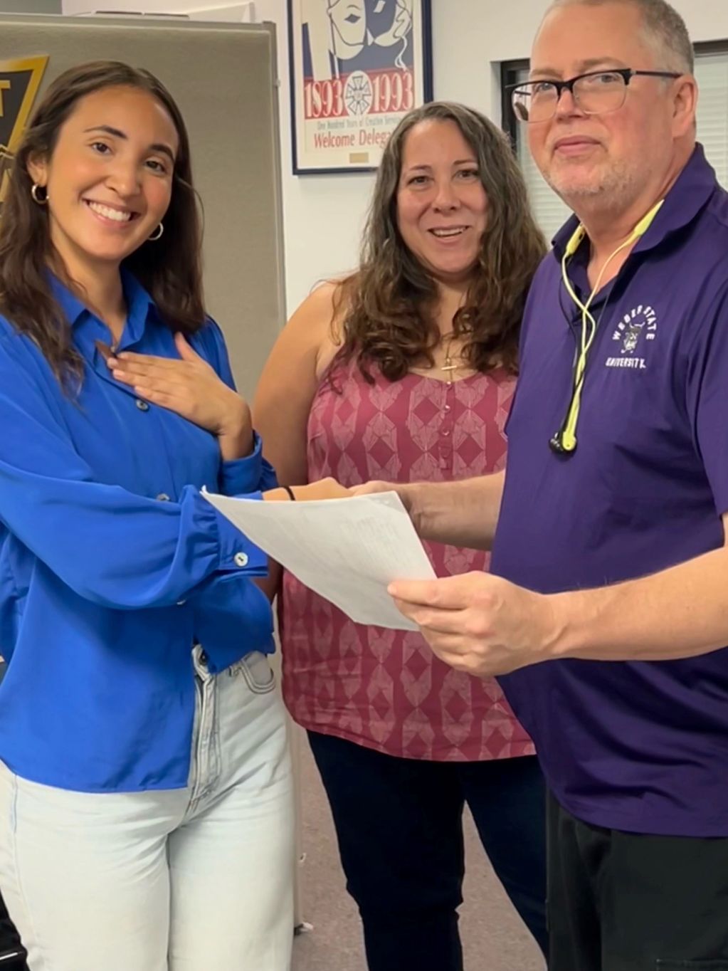 Local 500 would like to congratulate our newest member, Sister Nathalie Sore!