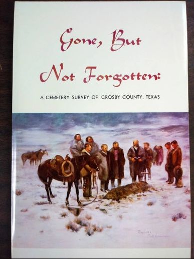 Book cover titled 'Gone, But Not Forgotten' with a cemetery survey theme.