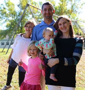 David with his wife and 3 girls. The 5 Tides