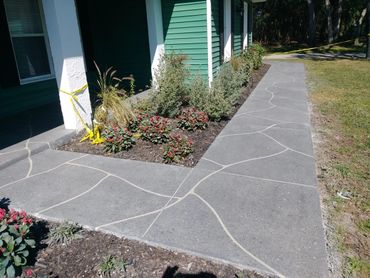 A view of a walkway