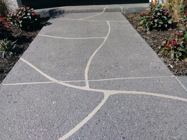 A view of a walkway