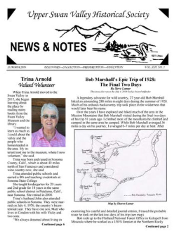 Cover of Summer 2019 newsletter