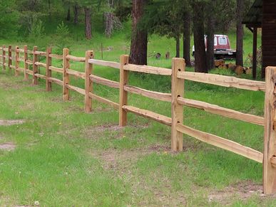 split-rail fence