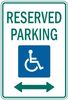 accessibility - reserved parking logo