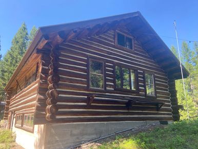 image of the Stark House, historic log home