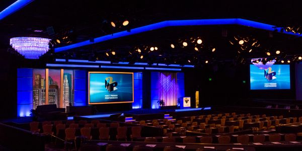 corporate sales meeting at the Beverly Hilton