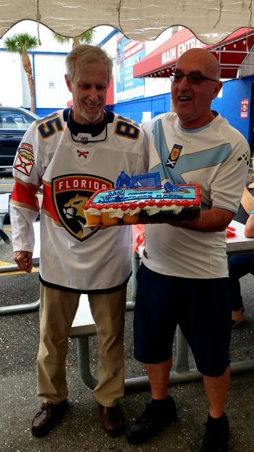 Harry Himmel - the Iron Man.
Sunday Morning Hockey (SMH) skate 7-9am, celebrates Harry's 85th Bday