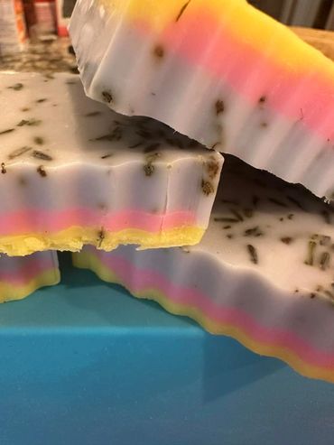 Handcrafted soaps with beautiful natural ingredients