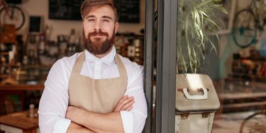 Young man ready for work.